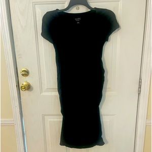 Black Bodycon Maternity Dress